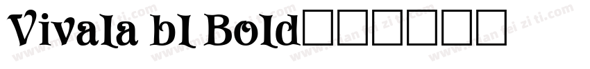 Vivala bl Bold字体转换